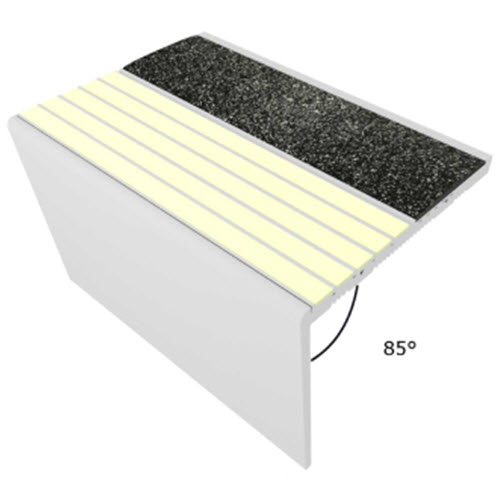 CAD Drawings Ecoglo Inc. RF7C-E40 Series Luminous Resilient Flooring Nosings